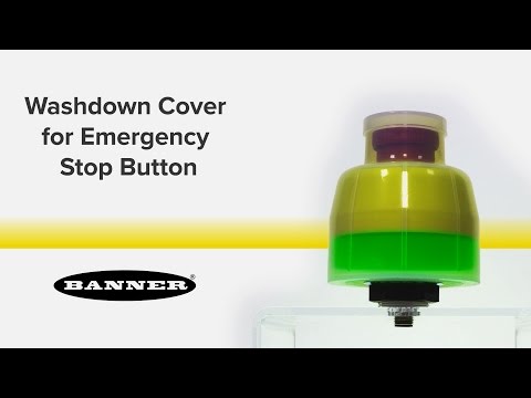 E-Stop按鈕耐沖洗環境