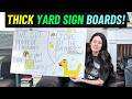 24x36 Yard Sign Sheets Real Kid Project Test Best Medium For DIY Signs