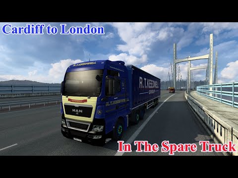 Euro Truck Simulator 2 Cardiff To London Pro Mods 2 57 In The Spare Truck