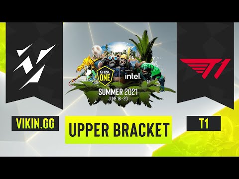 Dota2 - T1 vs. Vikin.gg - Game 1 - ESL One Summer 2021 - Upper Bracket
