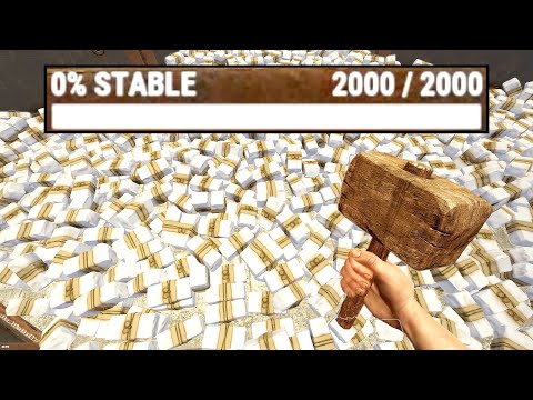 i ACCIDENTALLY found 2000 EXPLOSIVES using only a HAMMER!!!