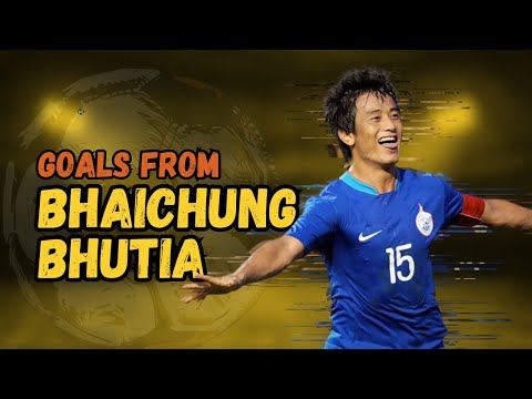 ⚽ Bhaichung Bhutia | Goals Montage 🎯