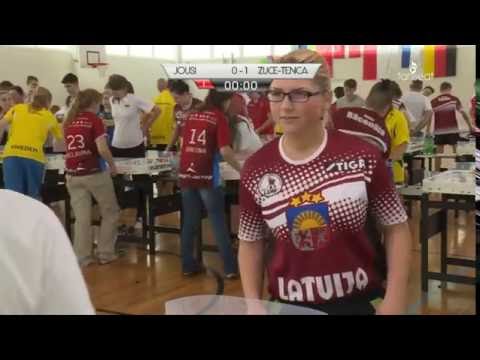 European Table Hockey Championship 2016: Netta Jousi (FIN) - Ilze Zuce-Tenča (LAT)