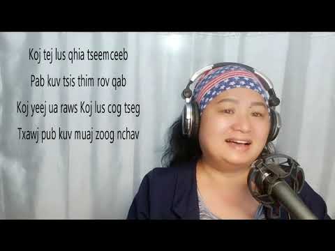 H034 Tus Tswv, Thov Koj Qhia Kuv Siab cover by niam Pobzeb Yaj