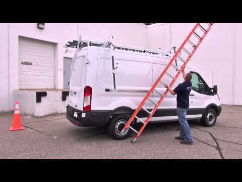 Prime Design’s Ergorack- The Drop Down Ladder Rack for the Ford Transit