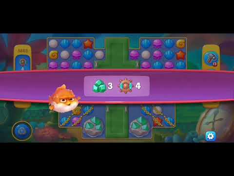 Fishdom 5863 Hard Level - NO 💣🧨💥