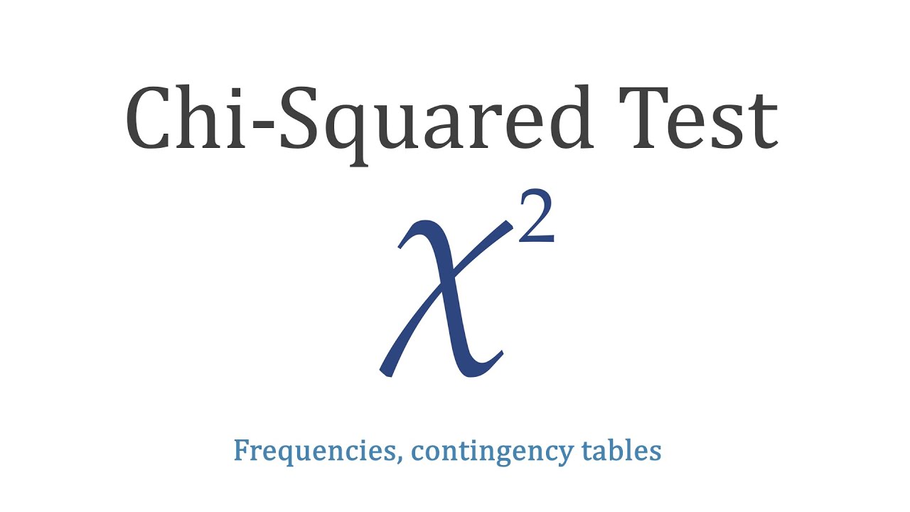 Mini Lecture: Chi-Squared Tests