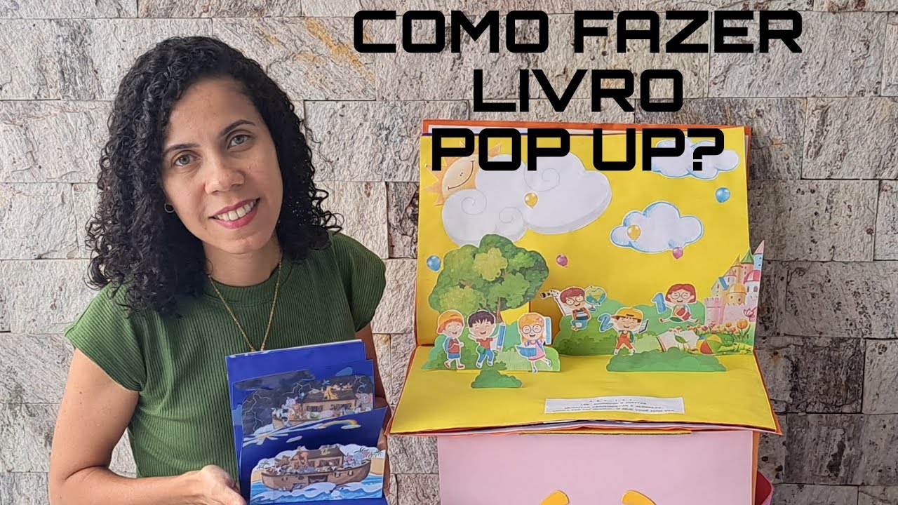 COMO FAZER LIVRO POP UP?