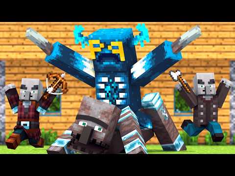 Warden & Villager vs Pillager Life : FULL ANIMATION - Minecraft Animation