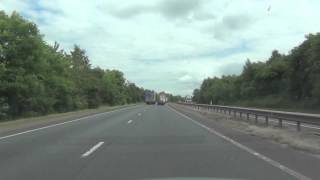 preview picture of video 'A50 Expressway - Time Lapse - Stoke (A500) to Nottingham (M1)'