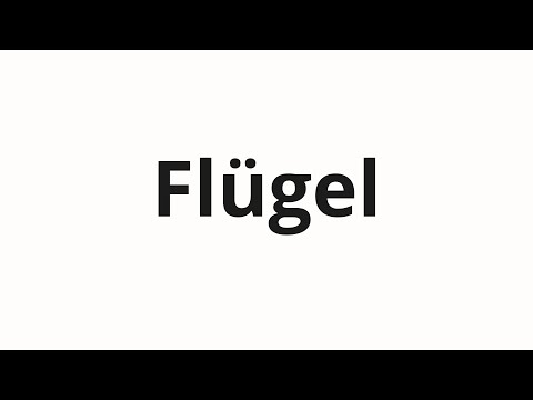 How to pronounce Flügel