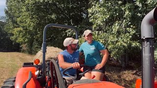 Farm Days Together || Loading Hay & Picking Grapes || September 2025