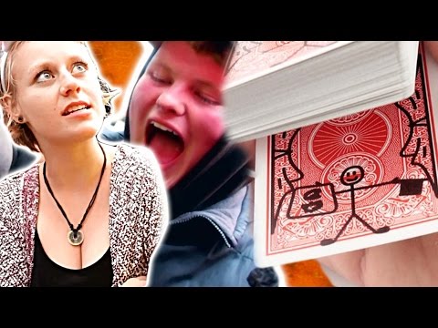 DER BESTE KARTENTRICK DER WELT - STREET MAGIC (Dan Harlan Card Toon) auf Deutsch
