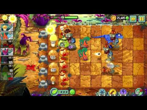 Plants Vs Zombies 2 Part 48: Dino Training
