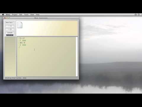 Evaluating Java Expressions With Bluej