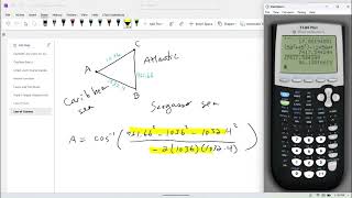 Law of Cosines Example 4 Application 2