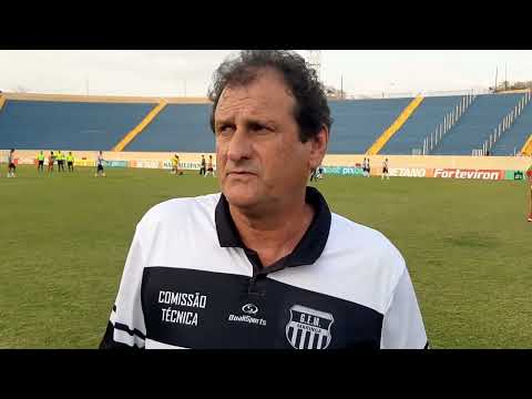 Entrevista com o técnico Claudemir Sturion após POR 0 X 2 GEM