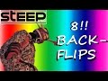 Steep 8 Backflips !! feat. RaNe Shark  | RaNe EyDoubleD