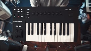 Video thumbnail for Unboxing Komplete Kontrol A25 by Native Instruments | In Studio Vlog by IAMLXGEND