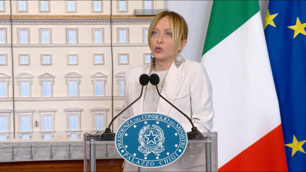 GIORGIA MELONI IN DIRETTA DA PALAZZO CHIGI, DICHIARAZIONI CONGIUNTE CON IL PRESIDENTE DONALD TUSK