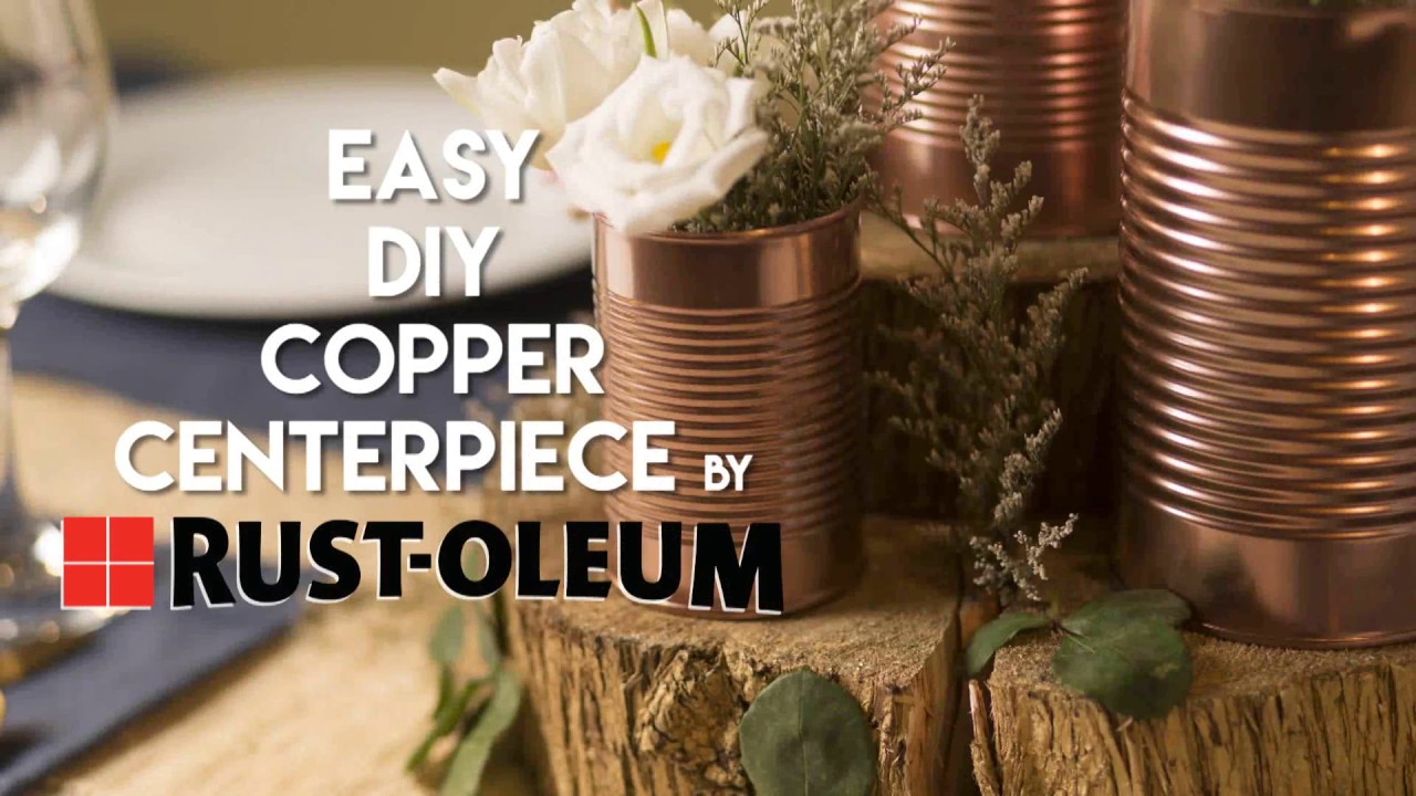 Thumbnail for Create a DIY Copper Centerpiece with Stops Rust Spray Paint