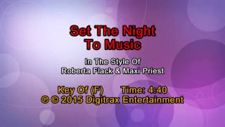 Roberta Flack & Maxi Priest - Set The Night To Music (Backing Track)