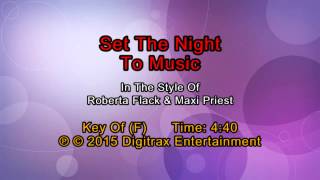 Roberta Flack & Maxi Priest - Set The Night To Music (Backing Track)