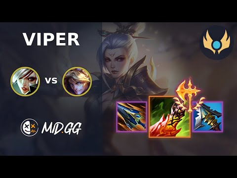 MID.GG: [ Viper ] Riven BOT vs Ezreal | NA CHALLENGER | LOL Season 2024