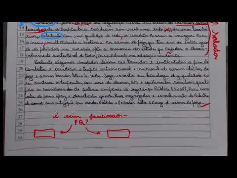 Redação corrigida - Banca Funpar - Concurso Público