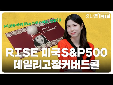 [갓나온ETF] 데.고.커 시리즈 이번엔 S&P500이다?! | RISE 미국S&P500데일리고정커버드콜