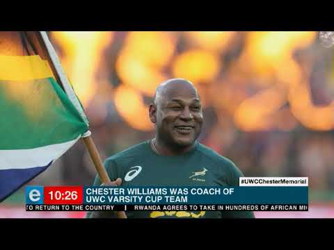 UWC holds special service for Springbok wing, Chester Williams