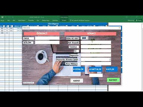 Apart Takip Excel VBA Programı Tanıtım