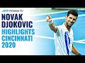 Novak Djokovic Brilliant Shots & Best Moments in Title Run! | Cincinnati 2020