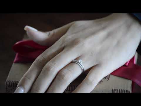 0.24 Carat Twelve Stone Round Pave Set Wedding Band - TwoBirch - TB-WR-0029-WG-E