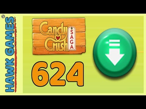 Candy Crush Saga Level 624 Hard (Ingredients level) - 3 Stars Walkthrough, No Boosters