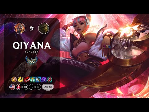Qiyana Jungle vs Ivern - NA Challenger Patch 13.16