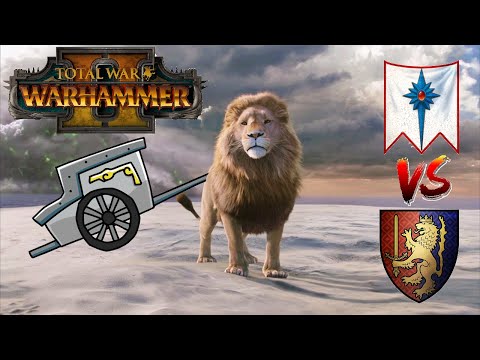 THE NARNIA CHARIOT | High Elves vs Bretonnia - Total War Warhammer 2