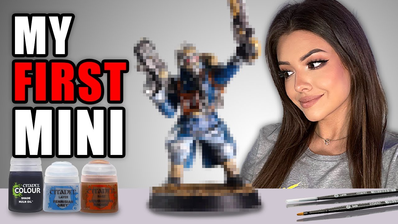 I Painted My FIRST Warhammer 40K Miniature EVER