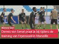 Laatste training FEYENOORD in Stade VELODROME voor duel met Olympique MARSEILLE