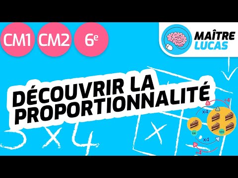 La proportionnalité CM2 - CM1 - 6e - Maths - Cycle 3 - Découvrir la proportionnalité