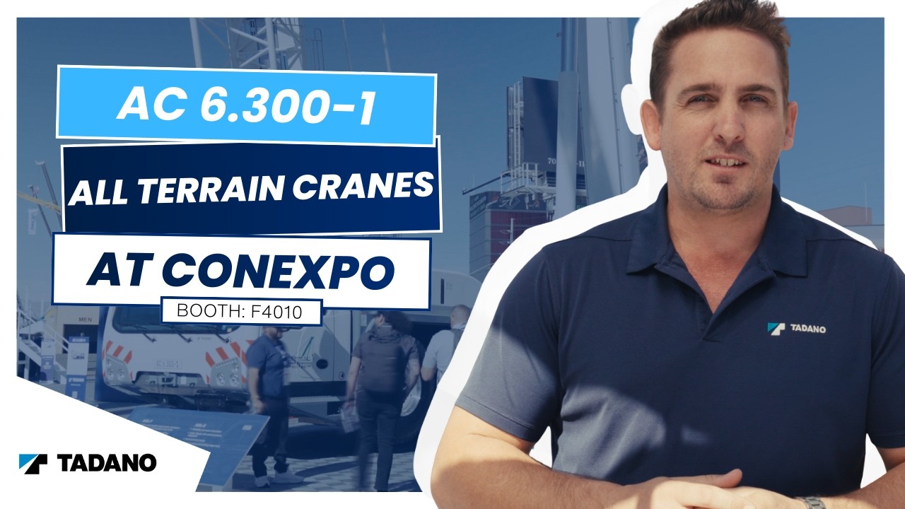 Tadano AC 6.300-1 at CONEXPO 2026 - Advanced All Terrain Crane Technology