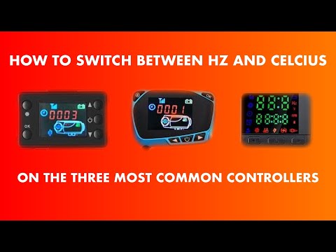 How to Change Your Chinese Diesel Heater From Hz to Celsius - Three Most Common Controllers