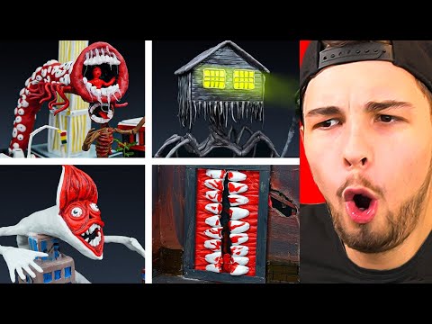 TOP 10 GRUSELIGSTE MONSTER aus KNETE?! (ZUGFRESSER, BRÜCKENWURM, SONIC.EXE, & MEHR!)
