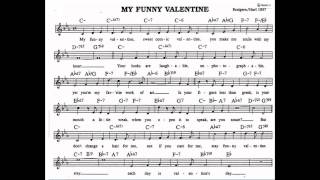 My funny Valentine backing track play along