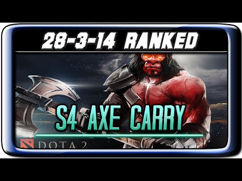 Epic s4 Axe 28-3-14 Ranked Carry Gameplay ✪ Pro Dota 2