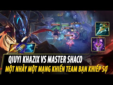 RANK 1 KHAZIX CN - QIUYI KHA'ZIX VS SHACO | CN MASTER ELO