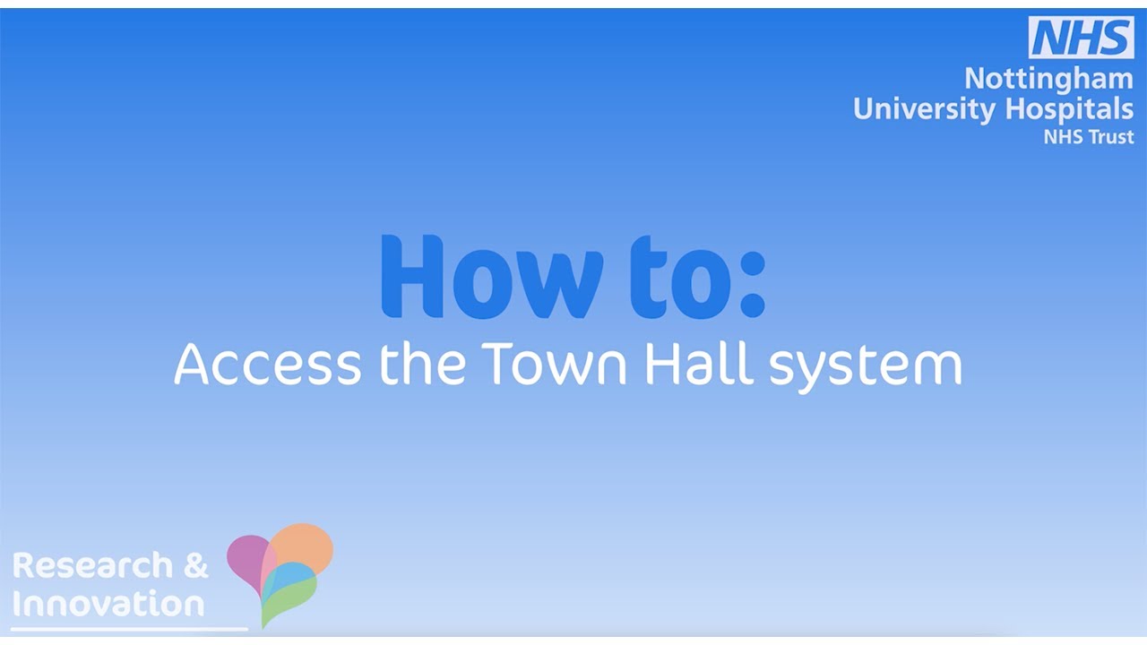 How to: Access the Town Hall System
