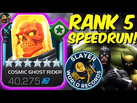 4 MINUTES! RANK 5 CGR WORLD'S FASTEST REALM OF LEGENDS CLEAR - Marvel Contest of Champions