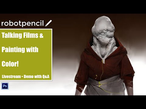 Robotpencil Stream 2 - Talking Films & Painting with Color!