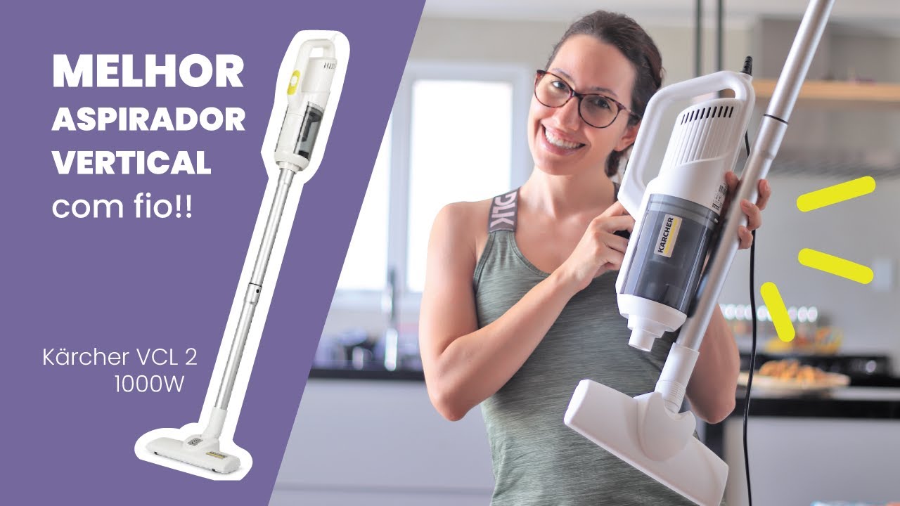 MELHOR ASPIRADOR VERTICAL! Karcher VLC 2 Opinião Sincera